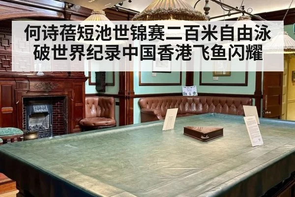 何诗蓓短池世锦赛二百米自由泳破世界纪录中国香港飞鱼闪耀